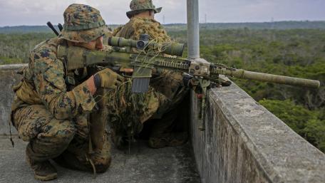 Camouflaged Snipers on Watch wallpaper