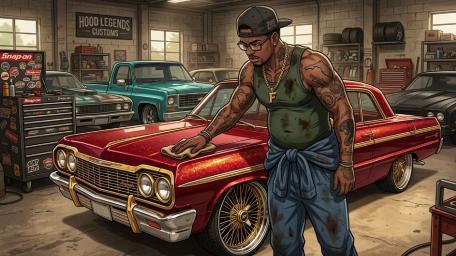 Custom Garage Legend wallpaper