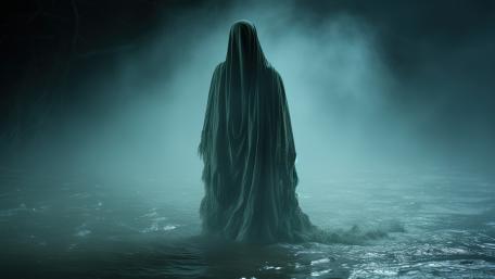 Veiled Ghost in the Mist wallpaper