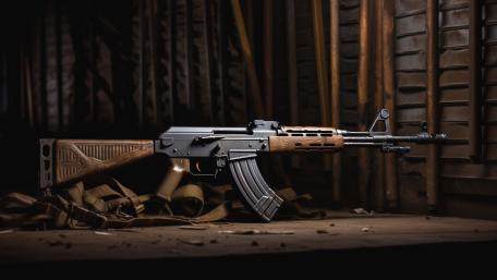 Classic Kalashnikov Tactical Display wallpaper