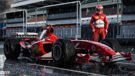 Rain Soaked Formula One Glory wallpaper