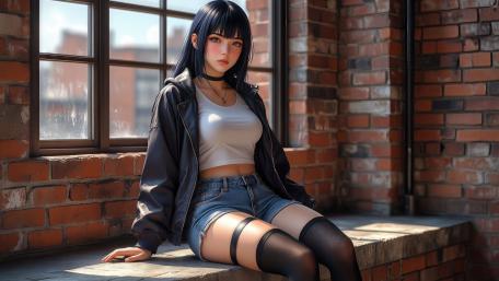Urban Window Muse wallpaper