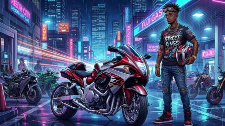 Neon Street Kings Ride wallpaper