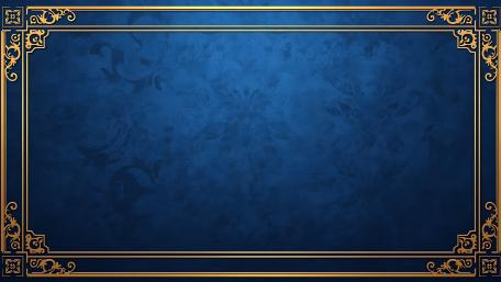 Elegant Blue Ornamental Frame wallpaper