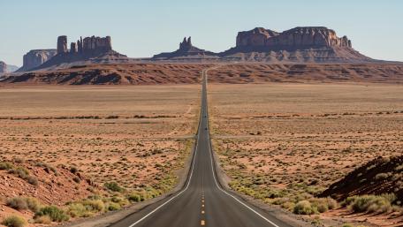 Endless Desert Highway wallpaper