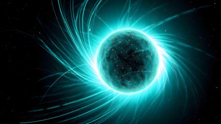 Cosmic Magnetic Eruption wallpaper