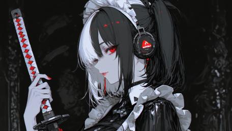 Crimson Samurai Melody wallpaper