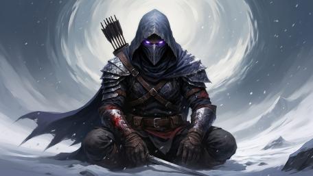 Silent Shadow Archer wallpaper