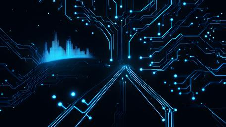 Electric Veins of the Night wallpaper