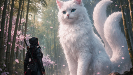 Dreaming with the Neko King wallpaper