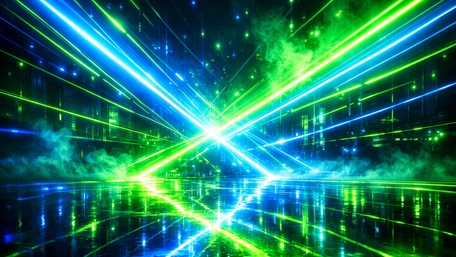 Neon Energy Crossfire wallpaper
