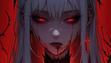 Crimson Demon Queen wallpaper