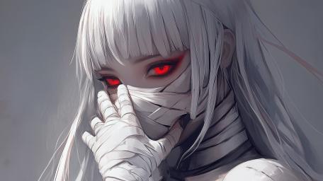 Silent Mummy Girl Glow wallpaper