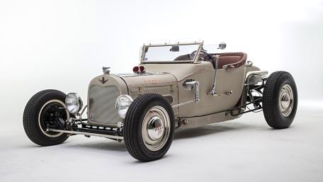 Classic Ford T Bucket on White Studio Background wallpaper