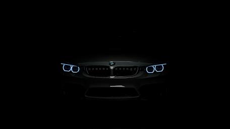 Shadowed BMW M4 Front Glow wallpaper