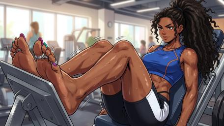 Powerful Anime Gym Warrior wallpaper