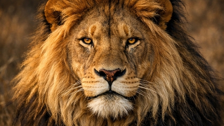 Majestic Lion Portrait wallpaper