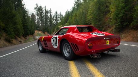 Ferrari 250 GTO on Forest Road wallpaper