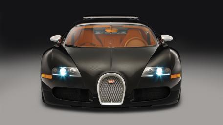 Black Bugatti Veyron Convertible wallpaper