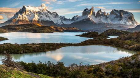 Torres del Paine Alpine Lakes wallpaper