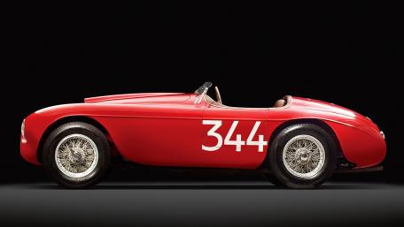 Classic Ferrari 166 MM Racing Elegance wallpaper