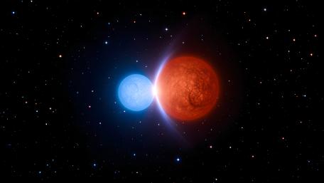 Binary Star System wallpaper