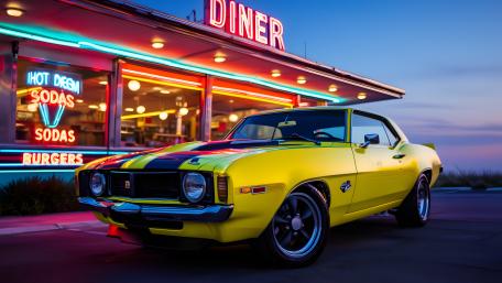 Yellow Shelby wallpaper