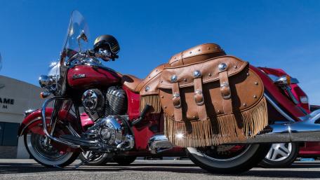 Vintage Indian Chief Cruiser in Sunlight wallpaper