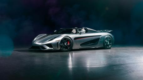 Koenigsegg Regera Silver Supercar Showcase wallpaper