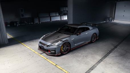Nissan GTR Nismo in Shadowed Garage wallpaper