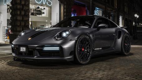 Porsche 911 Turbo S Night Drive wallpaper