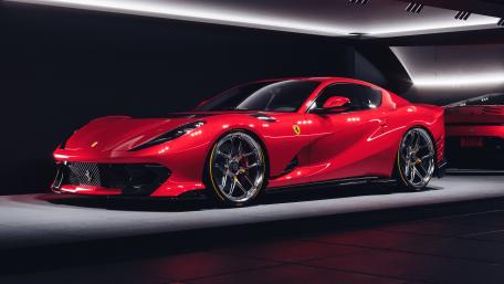 Ferrari 812 Superfast Red Showcase wallpaper