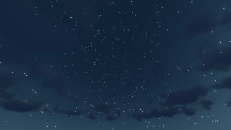 Starry Anime Night Sky wallpaper