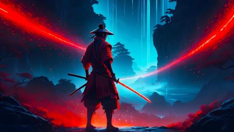 Celestial Ronin Guardian wallpaper