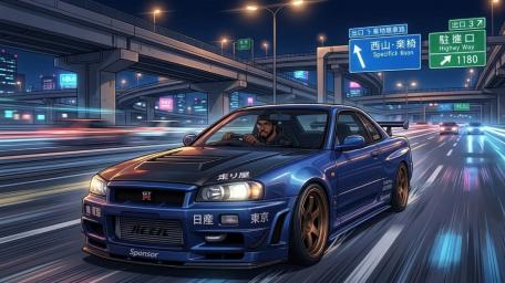 Midnight Skyline Sprint wallpaper