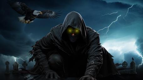 Cloaked Sentinel of the Graveyard wallpaper