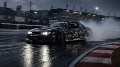Night Drift Racing Blaze wallpaper