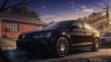 Anime Twilight Volkswagen Sedan wallpaper