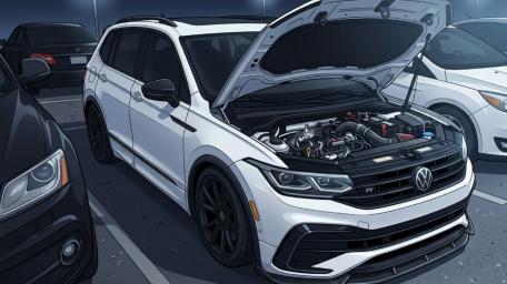 Anime Volkswagen Turbo Hatch wallpaper