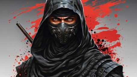 Silent Shadow Samurai wallpaper