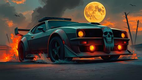 Infernal Gothic Road Warrior wallpaper
