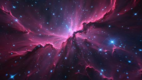 Tarantula Nebula Cosmic Glow wallpaper