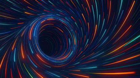 Neon Vortex Energy wallpaper