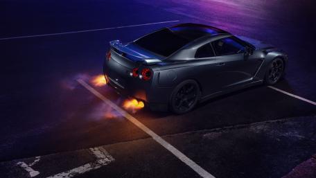 Nissan GT-R R35 Dual exhaust wallpaper