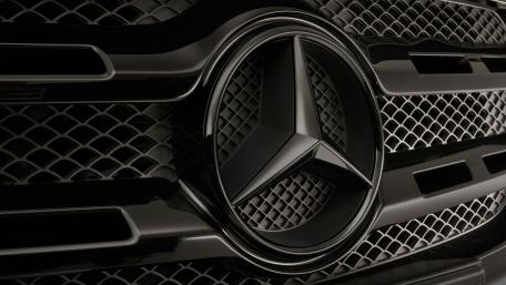 Mercedes Benz X Class Emblem Closeup wallpaper