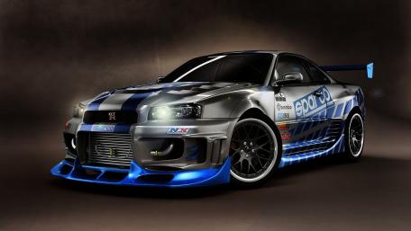 Nissan Skyline GT R R34 Racing Legend wallpaper