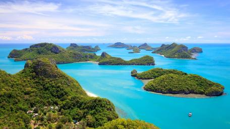 Tropical Archipelago Paradise wallpaper