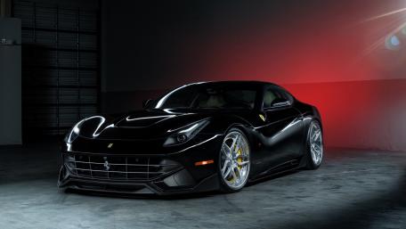 Shadowed Ferrari F12 Elegance wallpaper