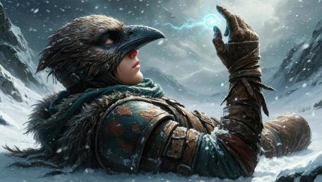 Winter Ravenspell Warrior wallpaper