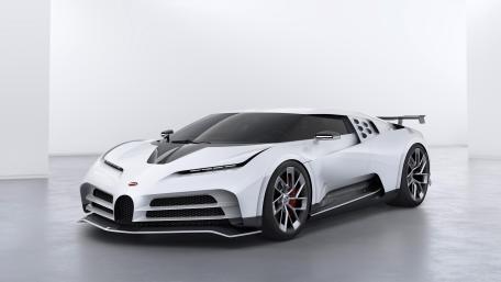 White Bugatti Centodieci Dream wallpaper